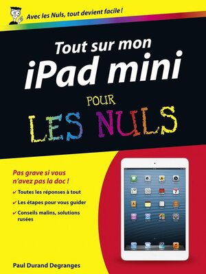 cover image of Tout sur ma tablette iPad Mini Pour les Nuls